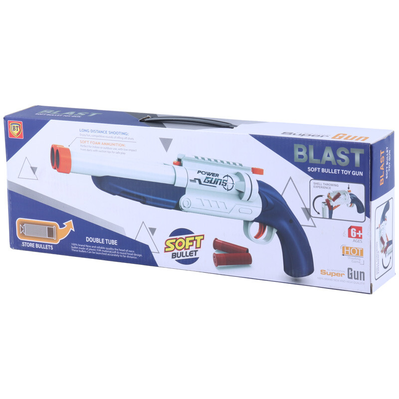 تفنگ دو لوله اسباب بازی با فشنگ 2026 کد 601950