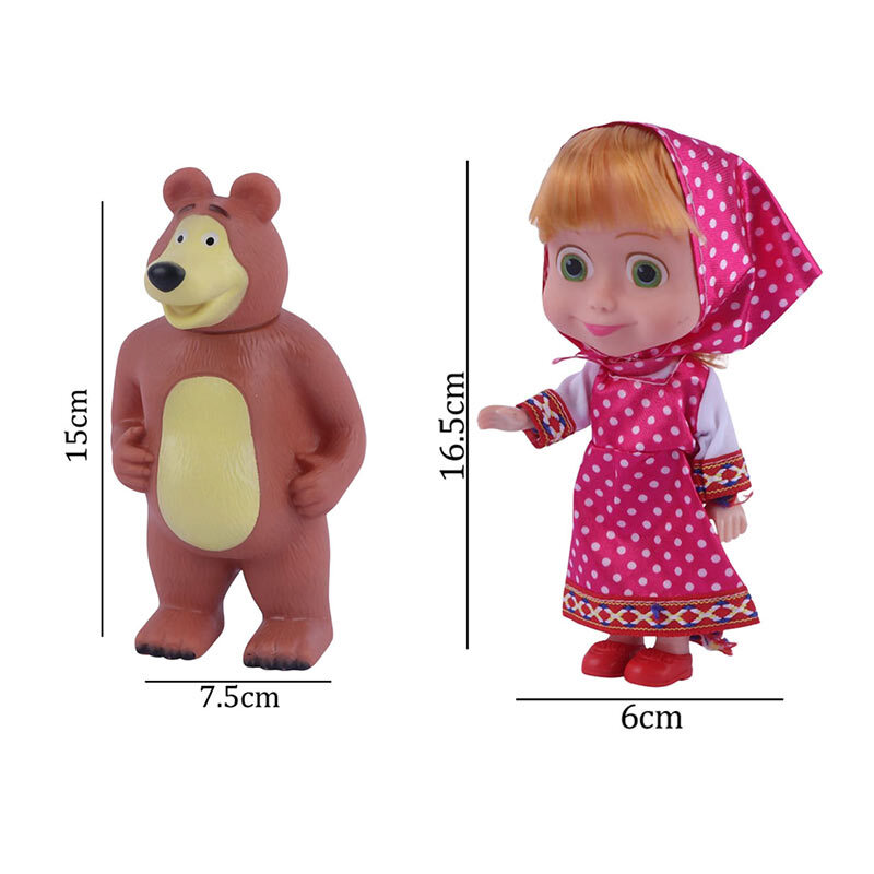 عروسک ماشا و میشا 3001 کد 101282