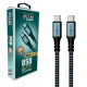 کابل دو سر تایپ سی فست شارژ کی نت پلاس KP-B11 طول 1 متر