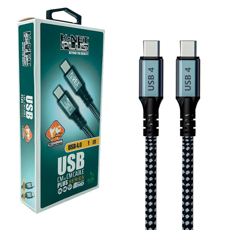 کابل دو سر تایپ سی فست شارژ کی نت پلاس KP-B11 طول 1 متر