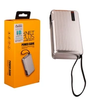 شارژر دیواری و پاور بانک فست شارژ کی نت پلاس KP-P40 PD QC3.0 GaN 30W ظرفیت 10000 میلی آمپر ساعت