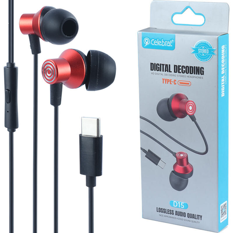 هندزفری تایپ سی سلبریت D15