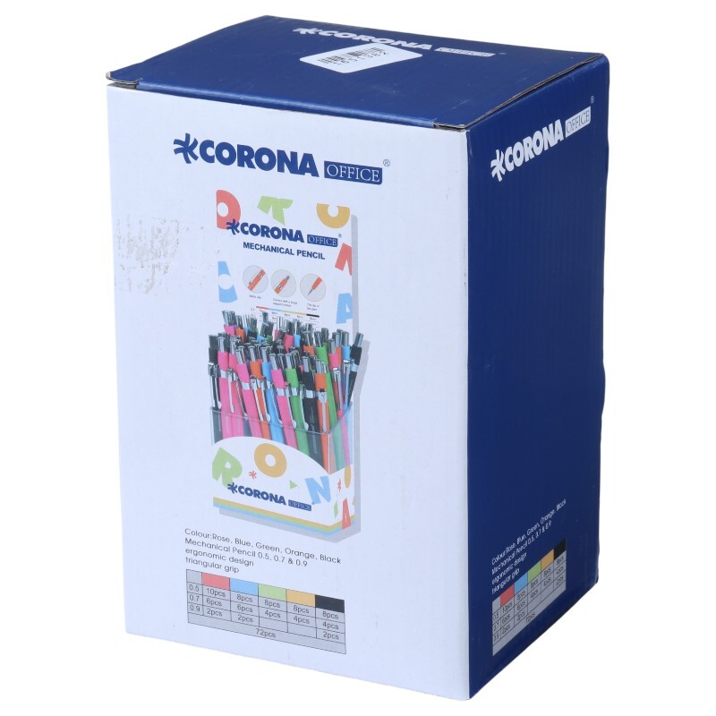 مداد نوکی کرونا CO6010 بسته 72 عددی