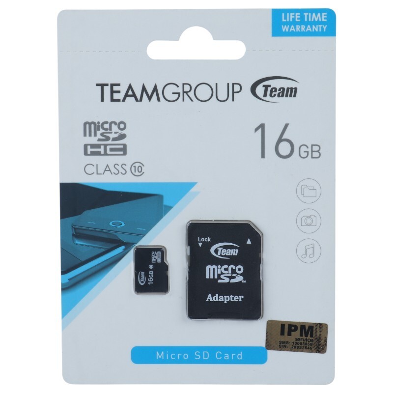 رم میکرو 16 گیگ تیم گروپ Team Group C10 + خشاب