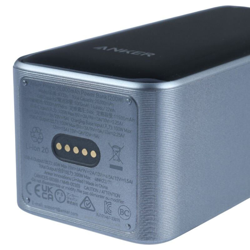 پاور بانک فست شارژ انکر Prime A1336 PD3.0 100W ظرفیت 20000 میلی آمپر ساعت