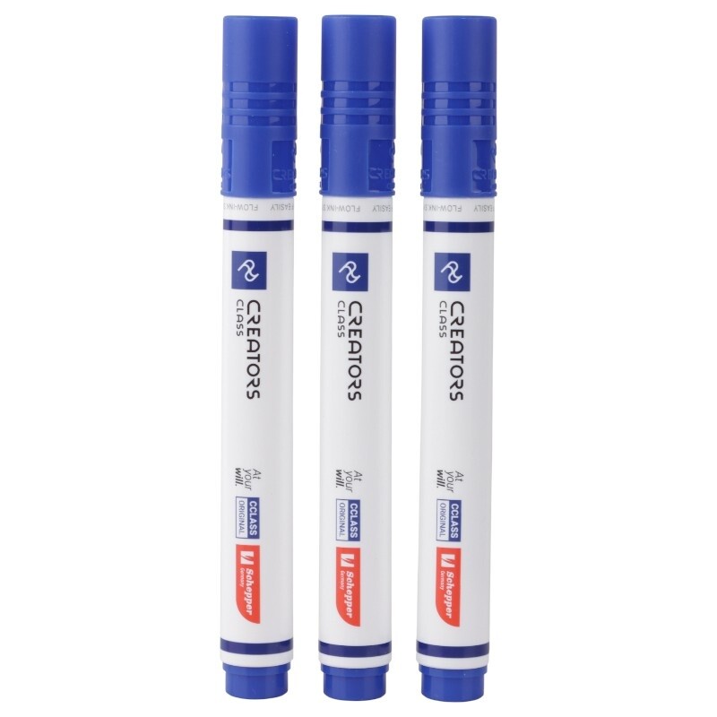 ماژیک وایت برد کریتورز کلاس نوک گرد CCBWMR بسته 12 عددی