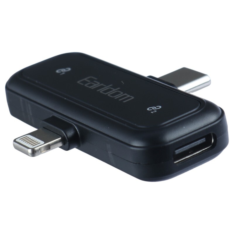 میکروفون یقه ای بی سیم Earldom ET-MC17 Type-C / Lightning