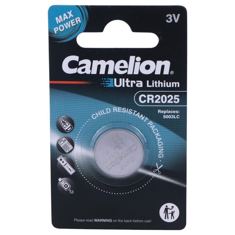 باتری سکه ای Camelion Lithium CR2025 بسته 10 عددی