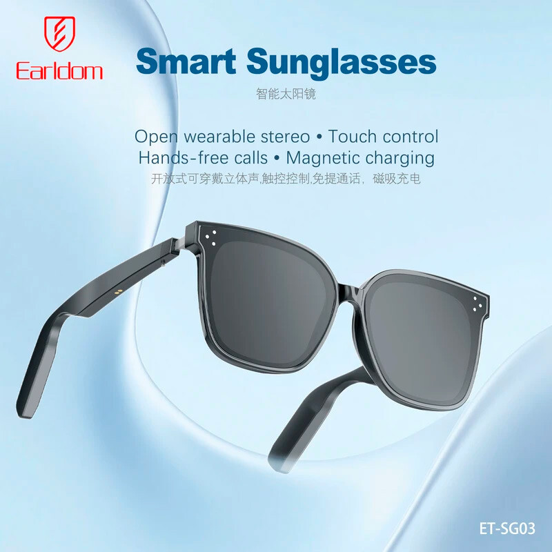هدفون و عینک بلوتوثی ارلدام ET-SG03
