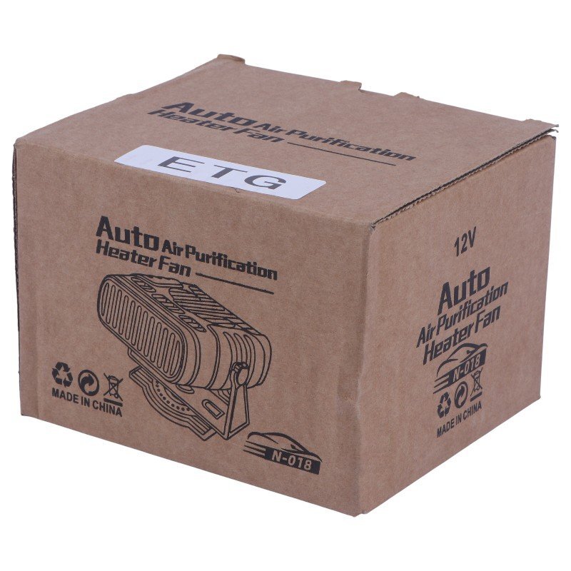 بخاری فندکی فن دار 12 ولت 120 وات N-018