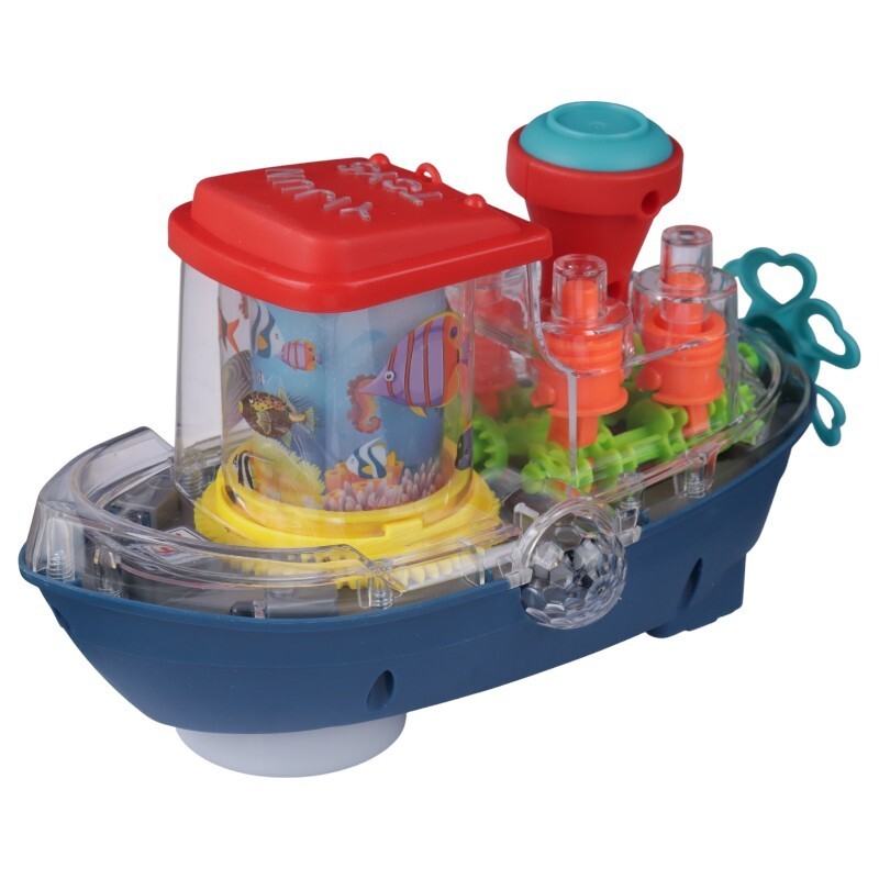 اسباب بازی کشتی موزیکال چرخ دنده ای YJ388 کد 101473