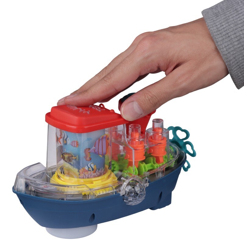 اسباب بازی کشتی موزیکال چرخ دنده ای YJ388 کد 101473