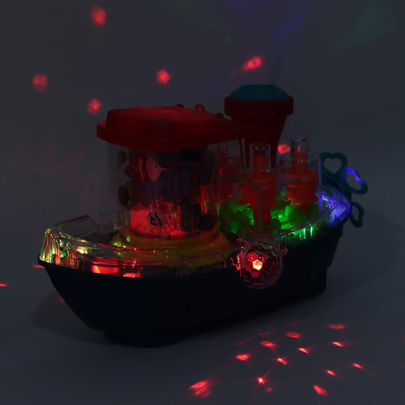 اسباب بازی کشتی موزیکال چرخ دنده ای YJ388 کد 101473