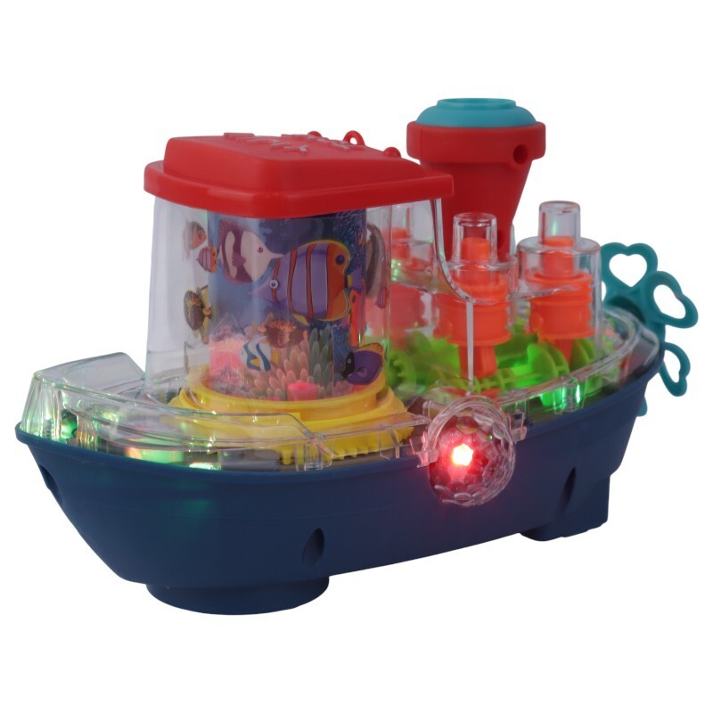 اسباب بازی کشتی موزیکال چرخ دنده ای YJ388 کد 101473