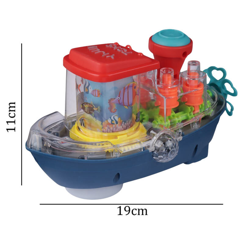 اسباب بازی کشتی موزیکال چرخ دنده ای YJ388 کد 101473