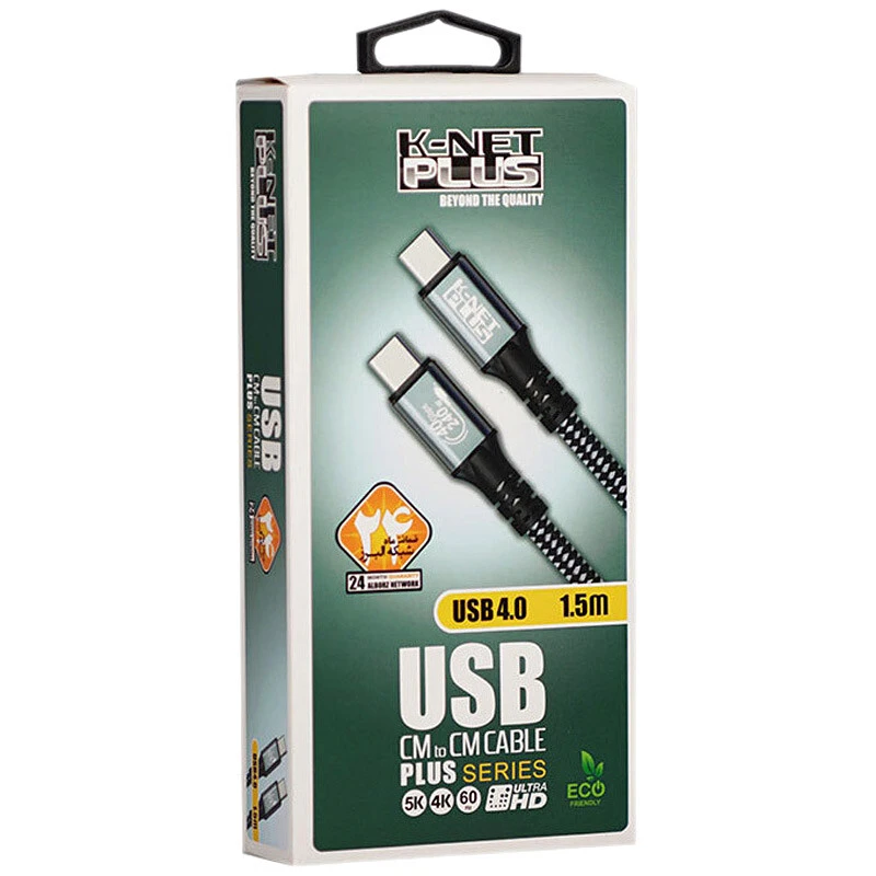 کابل دو سر تایپ سی کی نت پلاس KP-B12 طول 1.5 متر