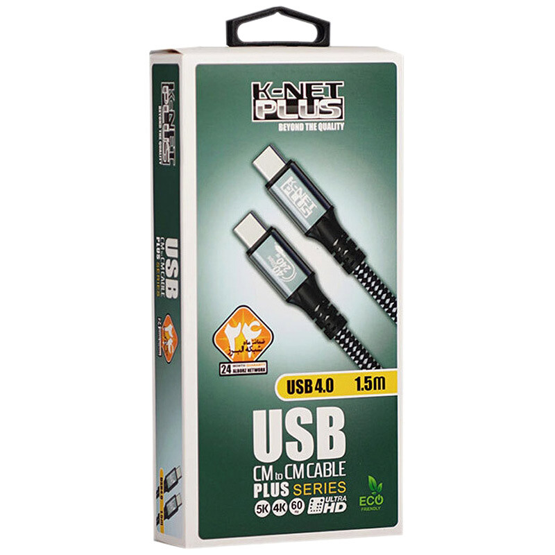کابل دو سر تایپ سی کی نت پلاس KP-B12 طول 1.5 متر