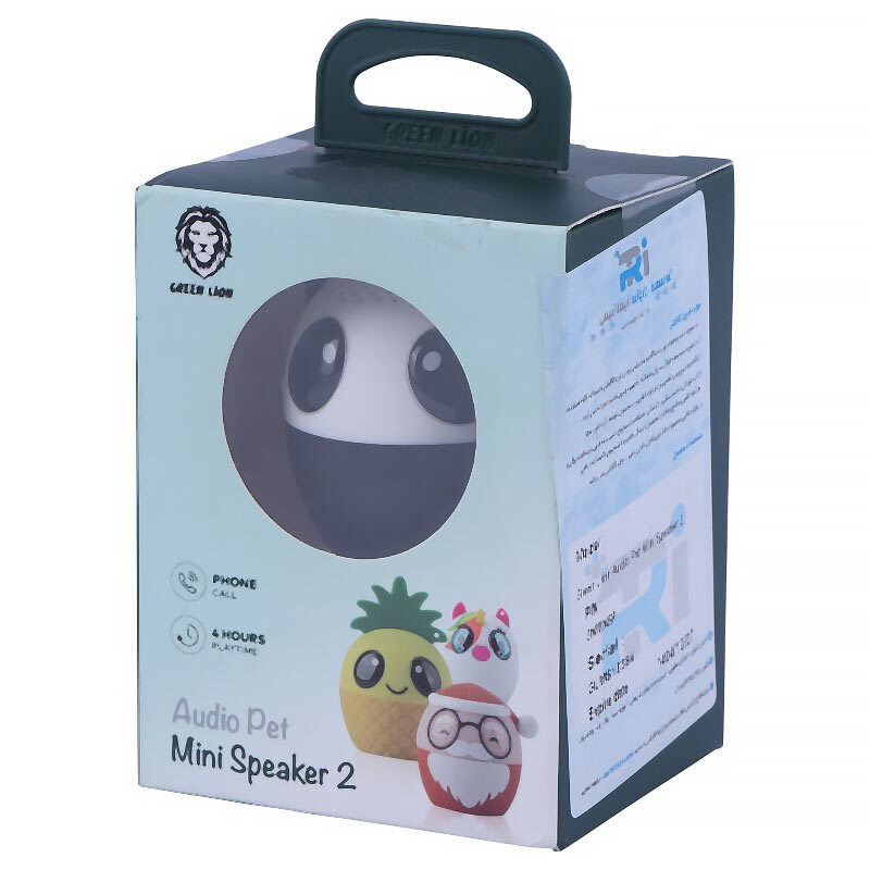 اسپیکر بلوتوثی گرین لاین Audio Pet Mini Speaker 2 طرح پاندا