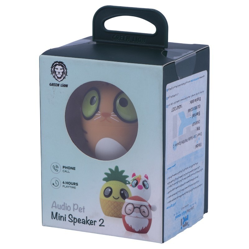 اسپیکر بلوتوثی گرین لاین Audio Pet Mini Speaker 2 طرح گربه