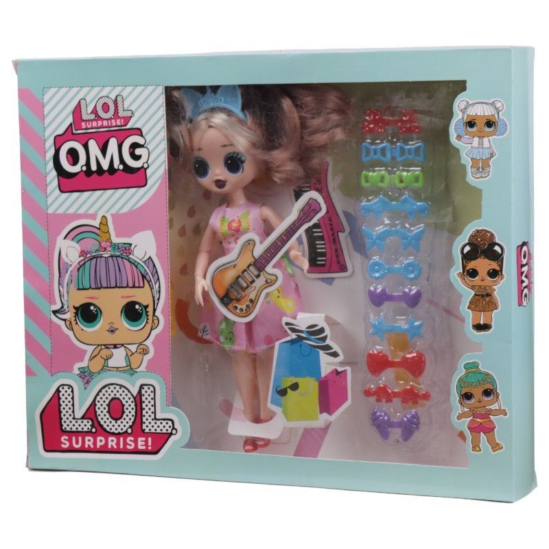 عروسک باربی با لوازم ال او ال 21954 کد 201221