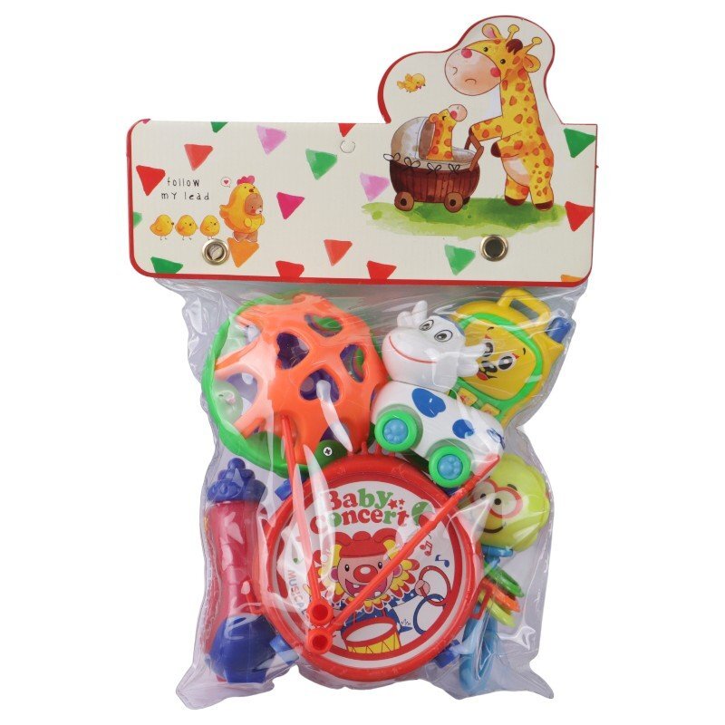 جغجغه پارس تویز کد 601872 بسته 8 عددی