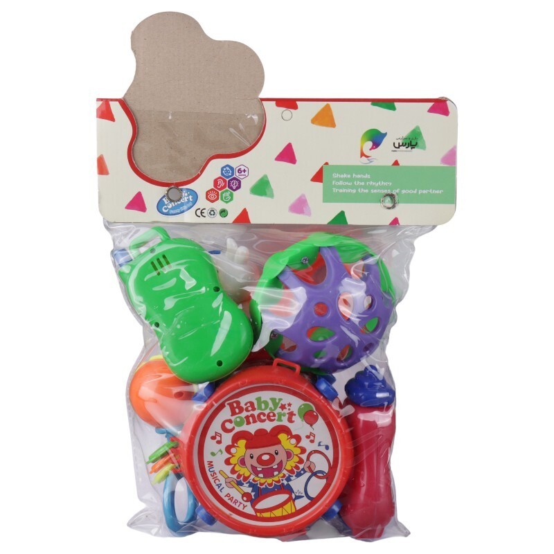 جغجغه پارس تویز کد 601872 بسته 8 عددی