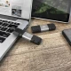 فلش 256 گیگ سیلیکون پاور Silicon Power Mobile C51 OTG Type-C USB3.2