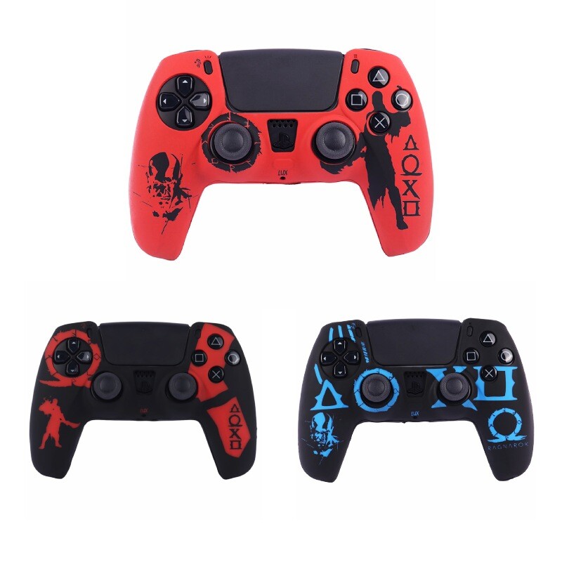 روکش دسته بازی PS5 طرح God Of War بسته 3 عددی