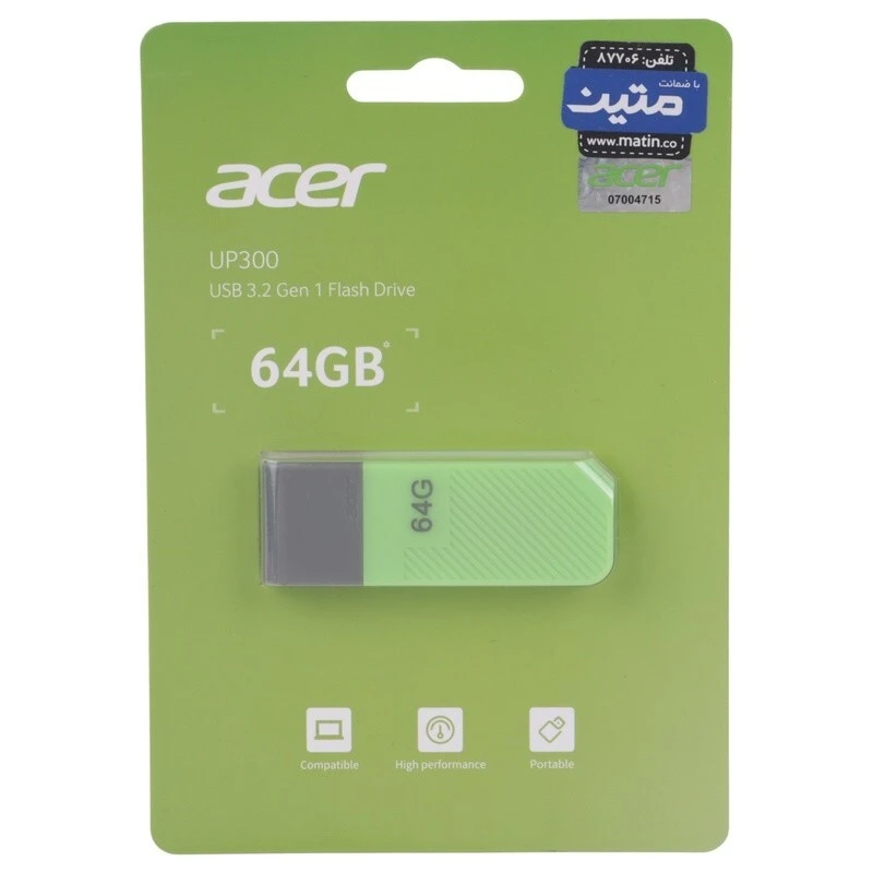 فلش 64 گیگ ایسر Acer UP300 USB3.2