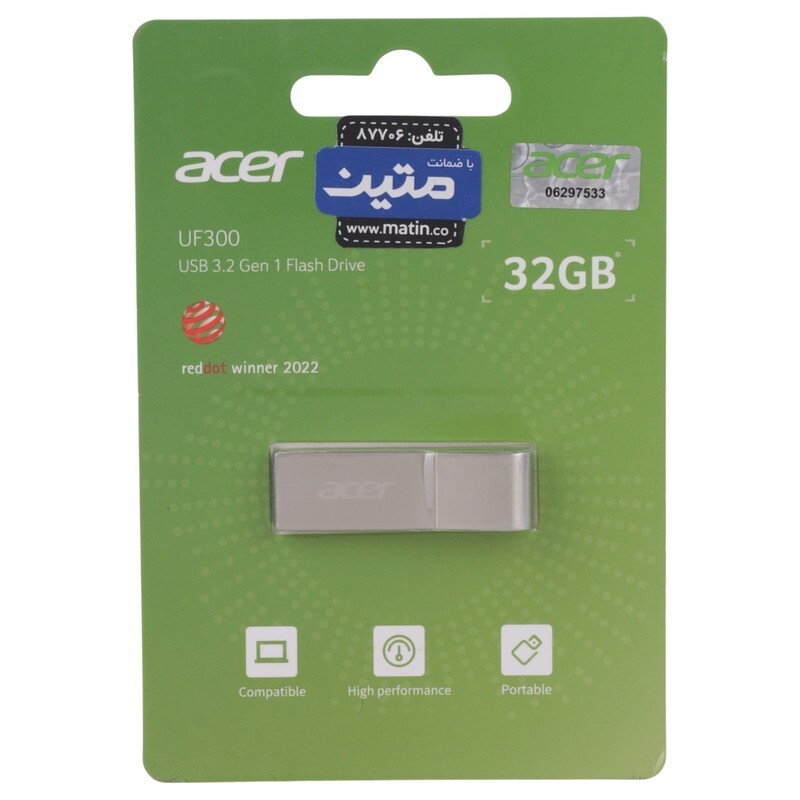 فلش 32 گیگ ایسر Acer UF300 USB3.2