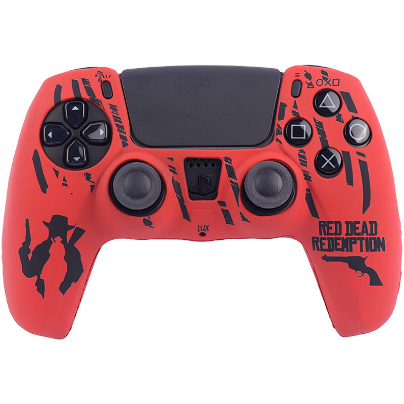 روکش دسته بازی PS5 طرح Red Dead بسته 8 عددی