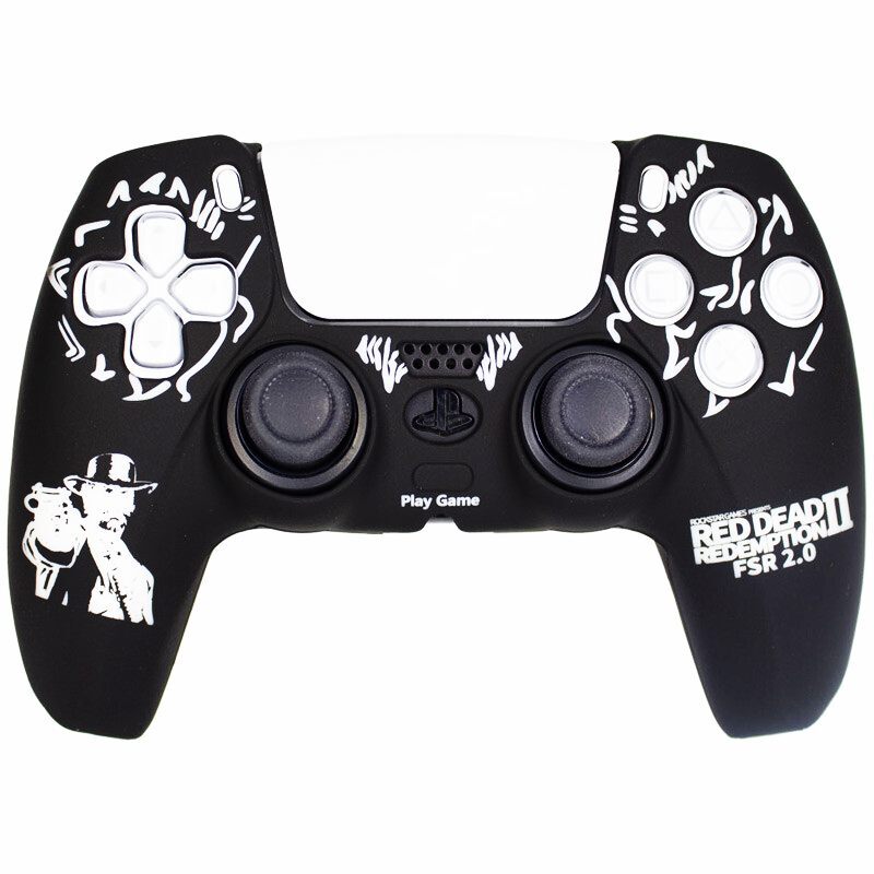 روکش دسته بازی PS5 طرح Red Dead بسته 8 عددی