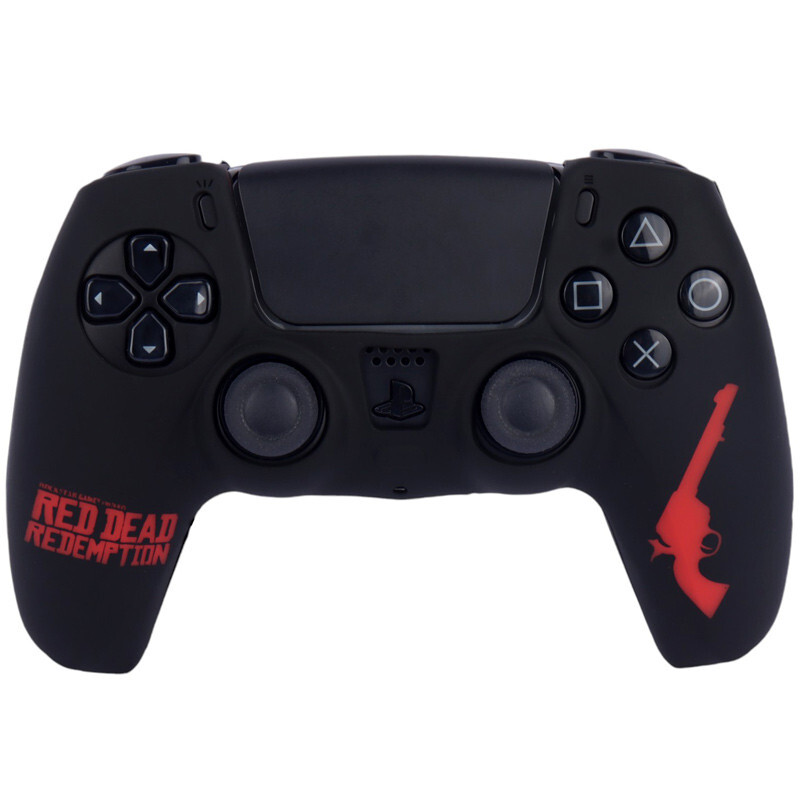 روکش دسته بازی PS5 طرح Red Dead بسته 8 عددی
