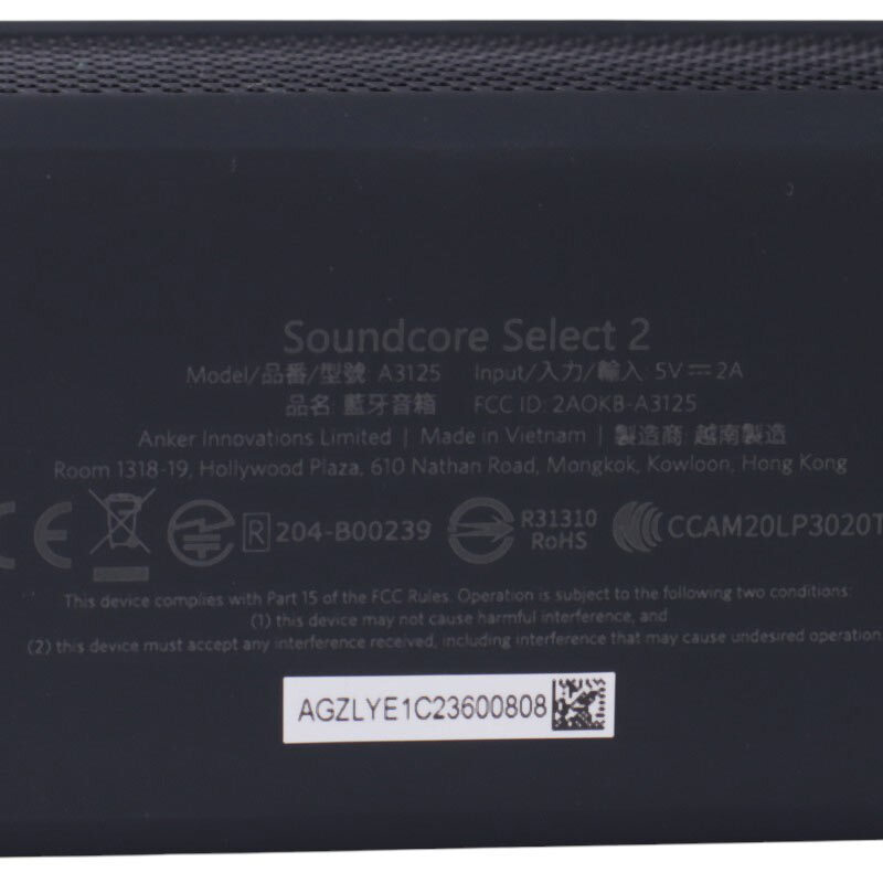 اسپیکر بلوتوثی انکر SoundCore Select 2 A3125