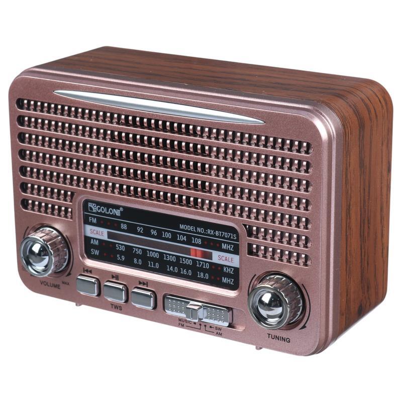 رادیو اسپیکر بلوتوثی خورشیدی گولون RX-BT7071S