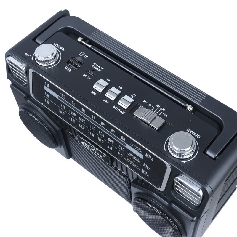 رادیو اسپیکر بلوتوثی خورشیدی پوکسینگ PX-730BTS