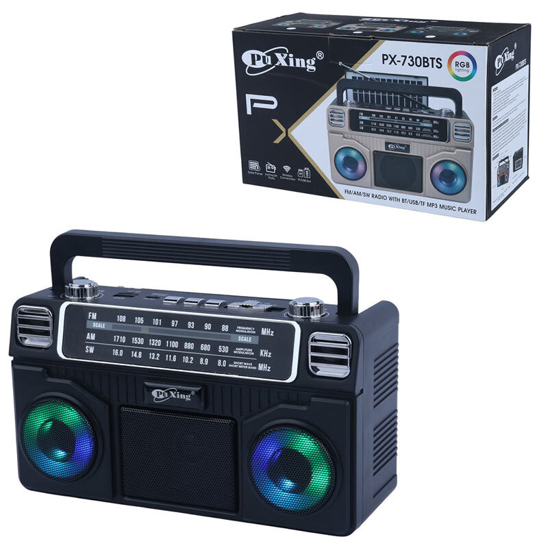 رادیو اسپیکر بلوتوثی خورشیدی پوکسینگ PX-730BTS