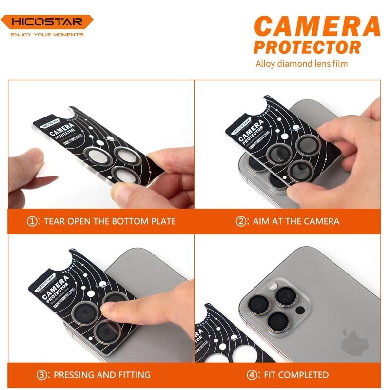 محافظ لنز رینگی Hicostar آیفون iPhone 17 Pro Max