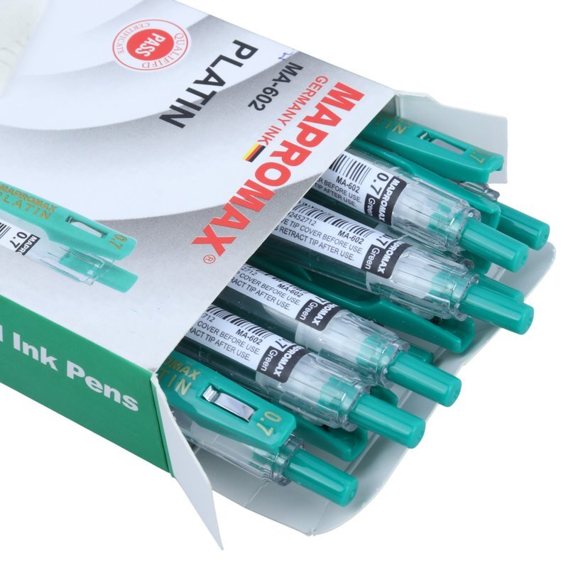 خودکار ژله ایی مپرومکس 0.7 میلی متر MA-602 بسته 12 عددی