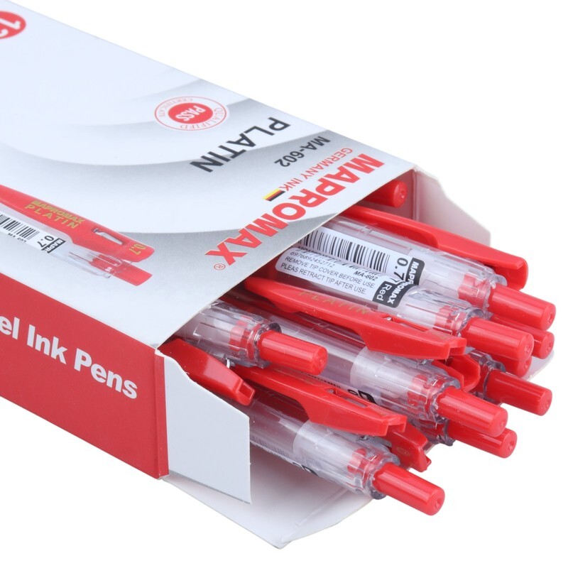 خودکار ژله ایی مپرومکس 0.7 میلی متر MA-602 بسته 12 عددی