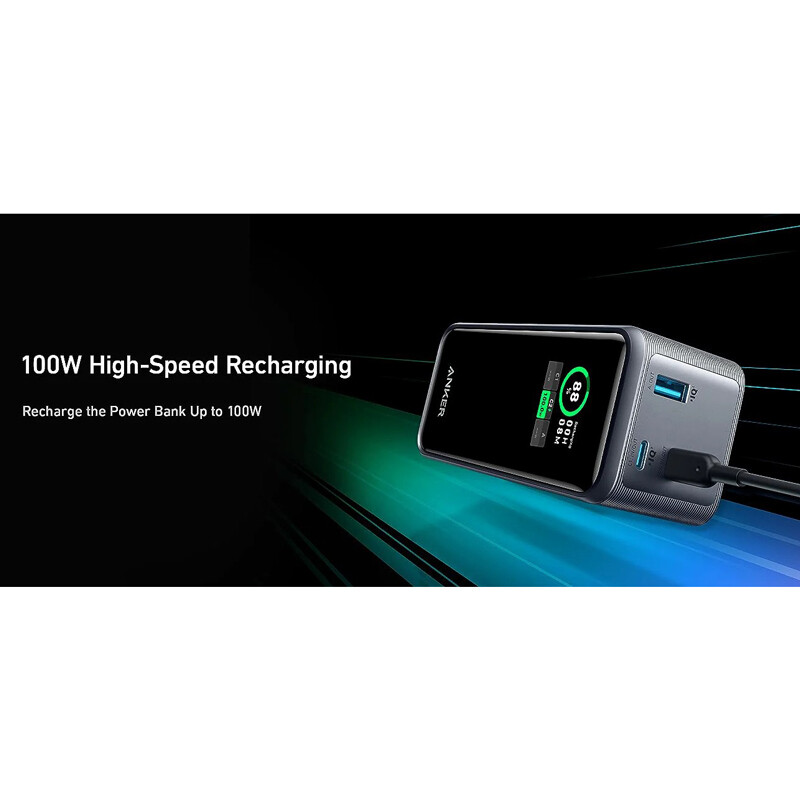 پاور بانک فست شارژ انکر Prime A1336 PD3.0 100W ظرفیت 20000 میلی آمپر ساعت