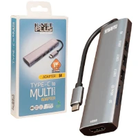 هاب 7 پورت Type-C کی نت پلاس KP-S4