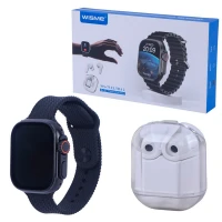 پکیج ساعت هوشمند و هندزفری بلوتوثی WISME WS-73 ULTRA 2