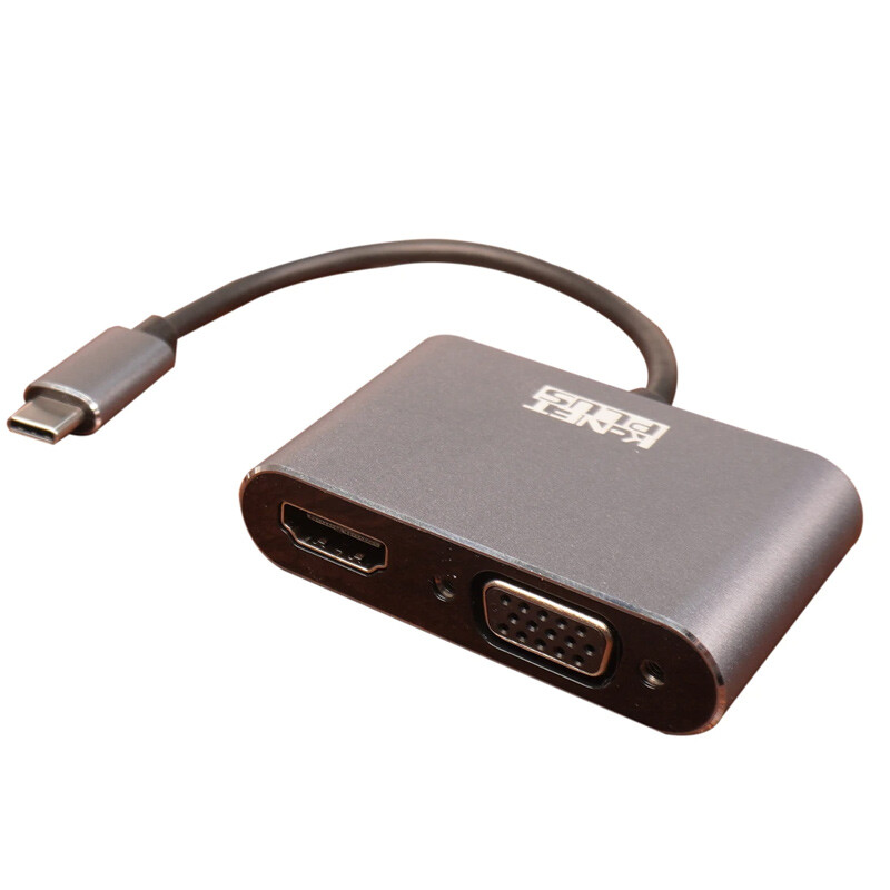 تبدیل Type-C به HDMI/VGA کی نت پلاس KP-DO11