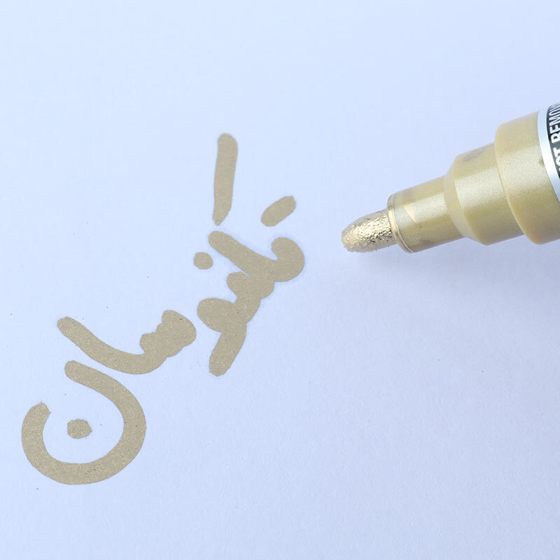 ماژیک متال مارکر یوشیدا نوک گرد DecoColor NO.300-S بسته 12 عددی