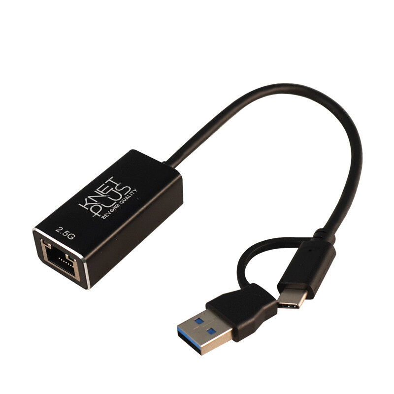 تبدیل Type-C /USB3.0 به LAN کی نت پلاس KP-LA25