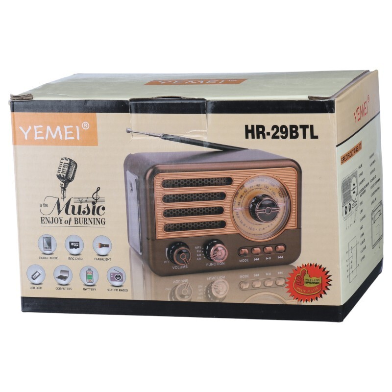 رادیو اسپیکر بلوتوثی Yemel HR-29BTL