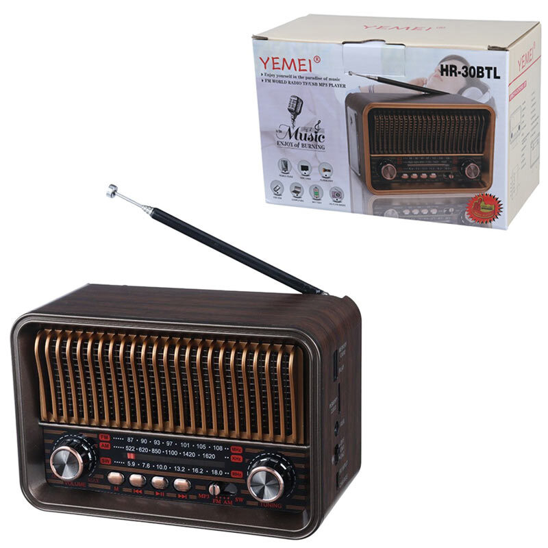 رادیو اسپیکر بلوتوثی Yemei HR-30BTL