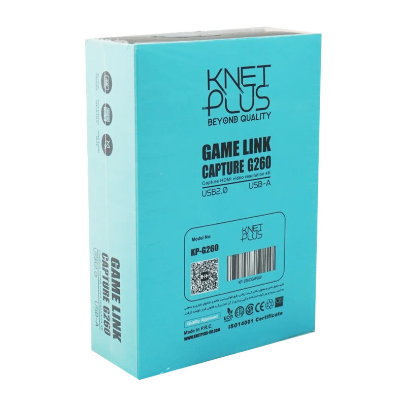 کارت کپچر اکسترنال HDMI به USB2.0 کی نت پلاس KP-G260
