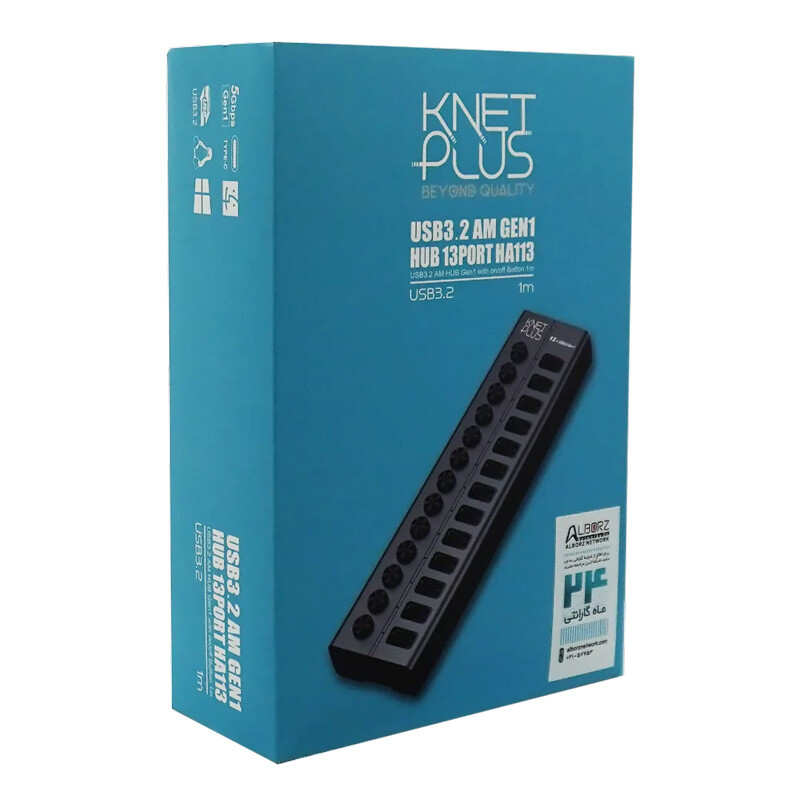 هاب 13 پورت USB کی نت پلاس KP-HA113